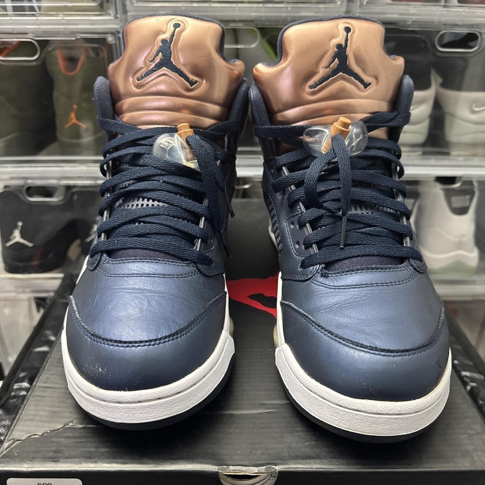 Air Jordan 5 Retro Bronze with Box Size  12 Men 136027 416 see pics - Picture 4 of 10